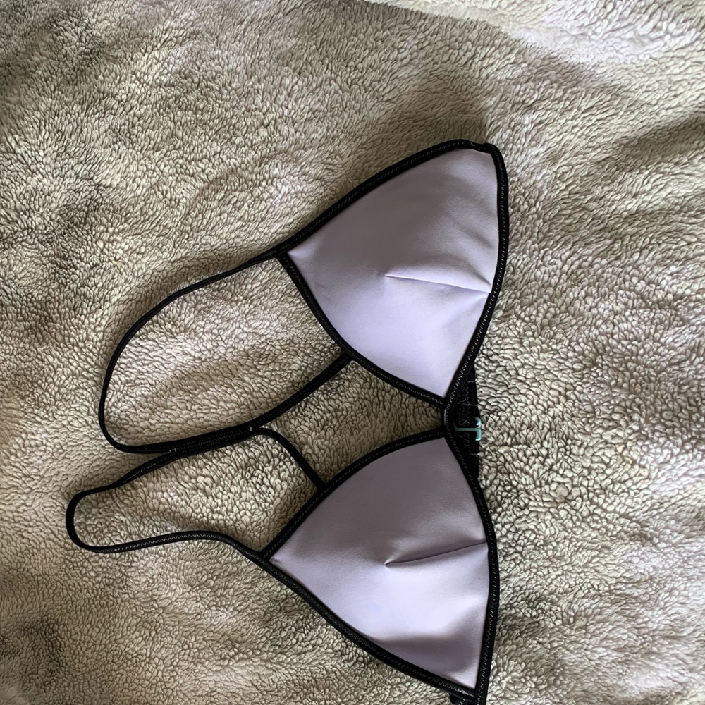 Purple bikini top
